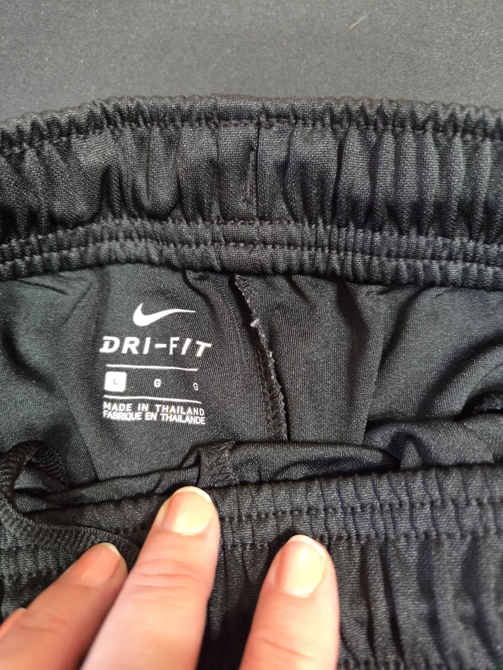 Nike Black Kids Sweatpants with White Swoosh Logo